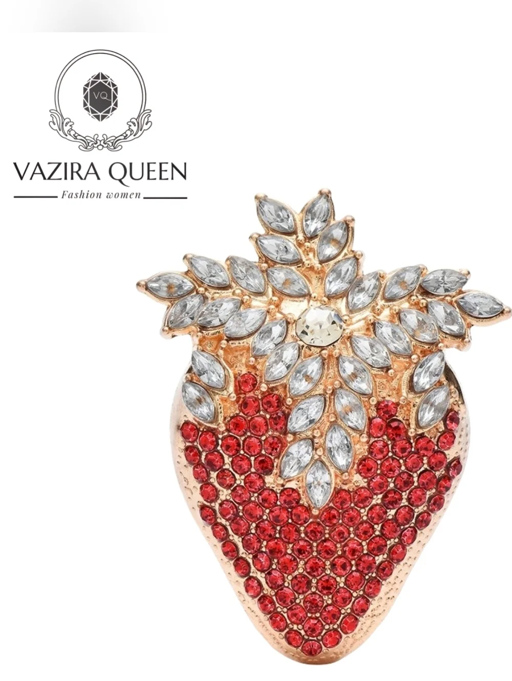 VQ Strawberry Brooch